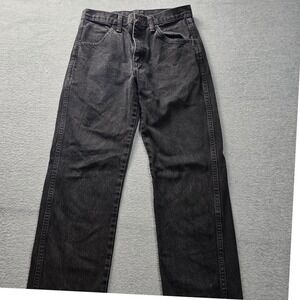 Rustler Men's Regular Fit Straight Leg Jeans 29x27.5Black Denim Pants